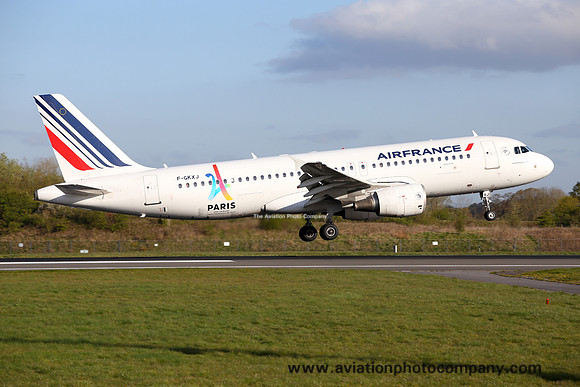 Air France Airbus A320-214 F-GKXJ at Manchester (2019)