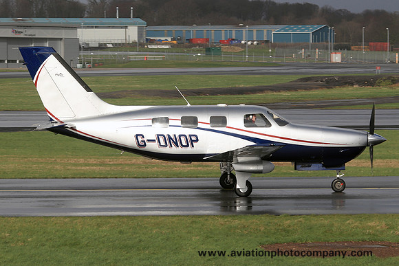 Piper PA-46-350P Malibu Mirage G-DNOP at Prestwick (2019)