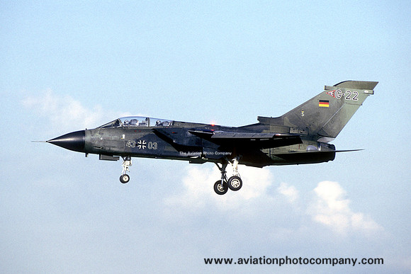 German Air Force TTTE Panavia Tornado 43+03/G-22 (1994)