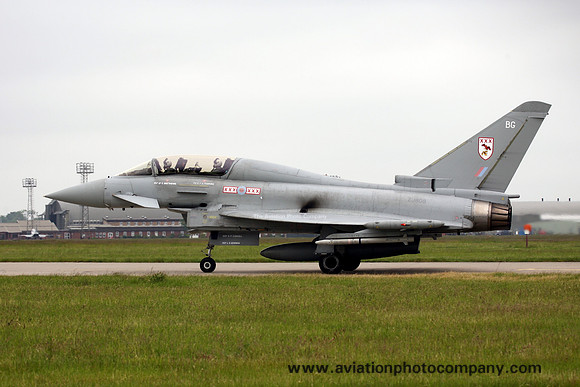 RAF 29 Squadron BAE Typhoon T.1 ZJ808/BG (2007)