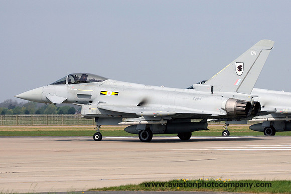 RAF 11 Squadron BAE Typhoon F.2 ZJ934/DA (2007)