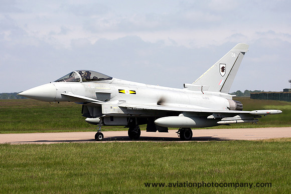 RAF 11 Squadron BAE Typhoon F.2 ZJ931/DA (2007)