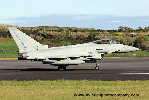 RAF BAE Typhoon FGR.4 ZK307 at Lajes (2019)
