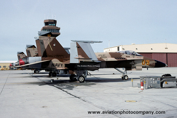 US Navy VFA-127 McDonnell Douglas F/A-18A Hornet 162417/NJ-03 (1992)