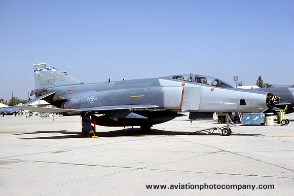 USAF California ANG 196 RS McDonnell RF-4C Phantom 65-0852 (1992)