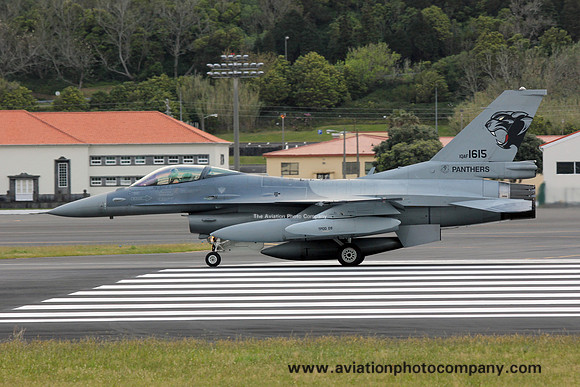 Iraqi Air Force Lockheed F-16C Fighting Falcon IQAF1615 at Lajes (2019)