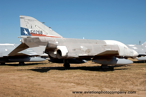 USAF Texas ANG McDonnell F-4D Phantom 65-0758 stored at Davis Monthan (2008)