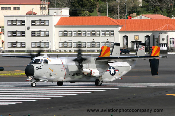 US Navy Grumman C-2A Greyhound 162174/54 at Lajes (2009)