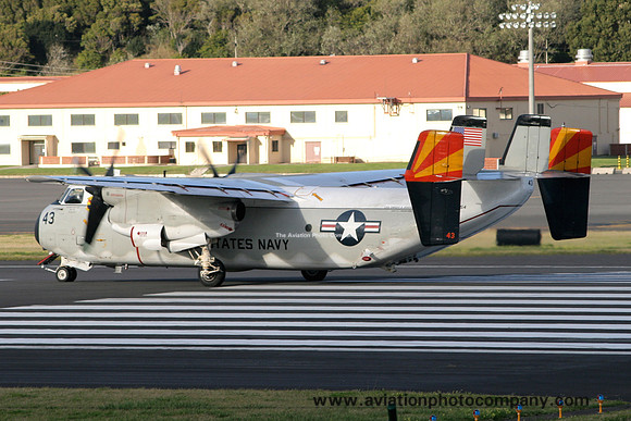 US Navy Grumman C-2A Greyhound 162154 at Lajes (2009)