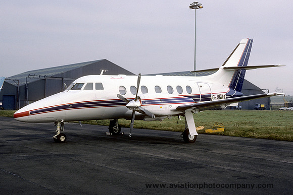 BAe Jetstream 31 G-BKKY at Prestwick (1987)