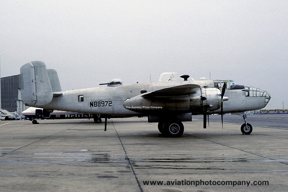 North American B-25D Mitchell N88972 at Luton (1987)