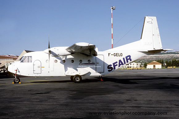 SF Air CASA C.212-200 Aviocar F-GELO (1987)