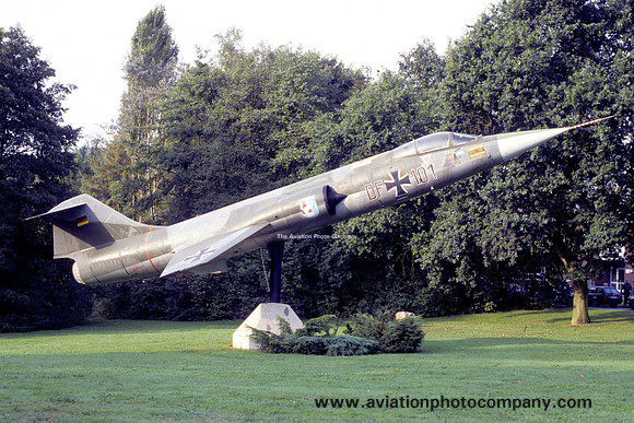 German Air Force JBG36 F-104G Starfighter DF+101 displayed at Hopsten (1994)