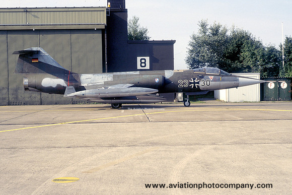 German Air Force JBG36 F-104G Starfighter 23+30 at Hopsten (1994)