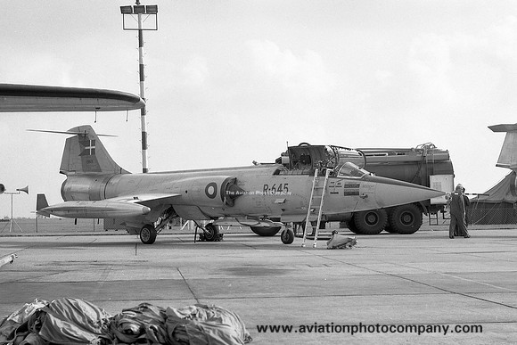 Danish Air Force Lockheed F-104G Starfighter R-645 (1968)