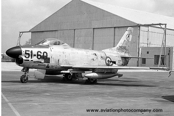 Italian Air Force 51 Stormo North American F-86K Sabre 38285/51-60 at RAF Luqa (1970)