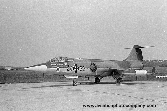 German Air Force AKG51 Lockheed/Fokker RF-104G Starfighter 24+22 (1970)