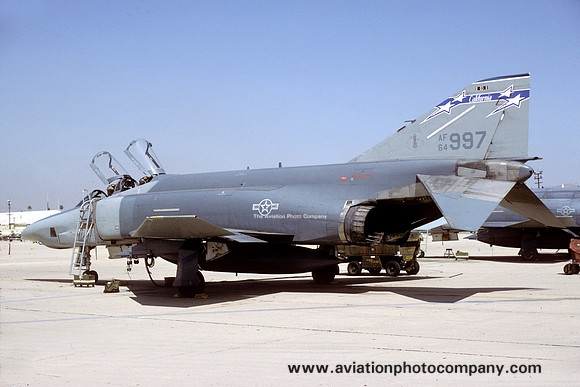 USAF California ANG 196 RS McDonnell RF-4C Phantom 64-0997 (1992)