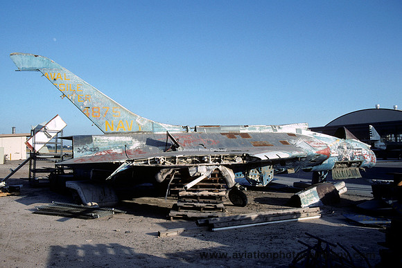 US Navy Douglas F-6A Skyray 134875 dumped at El Toro (1992)