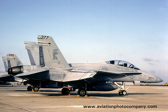 US Marines VFA-106 McDonnell Douglas F/A-18D Hornet 163123/AD-377 (1992)