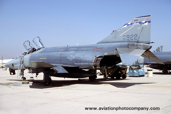 USAF California ANG 196 RS McDonnell RF-4C Phantom 65-0922 (1992)