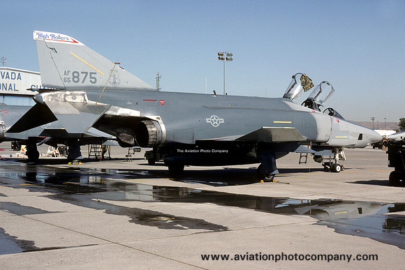 USAF Nevada ANG 192 RS McDonnell RF-4C Phantom 65-0875 (1992)
