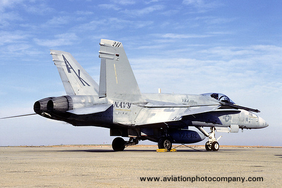 US Navy VFA-132 McDonnell Douglas F/A-18A Hornet 162453/AK-211 (1990)