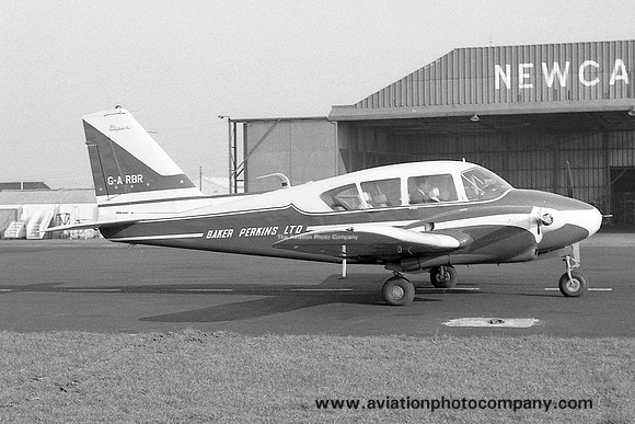 Baker Perkins Ltd Piper PA-23-250 Aztec G-ARBR at Newcastle Woolsington