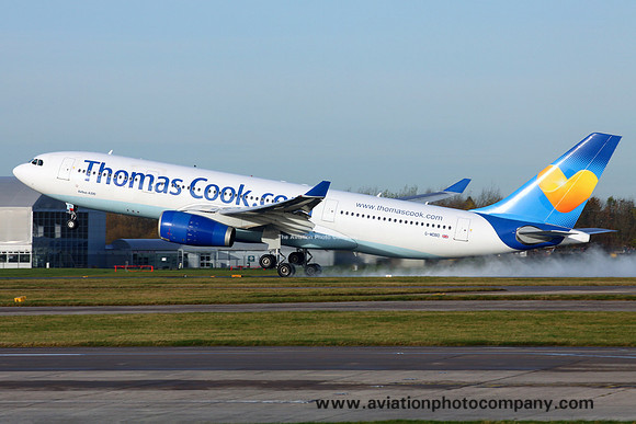 Thomas Cook Airbus A330-200 G-MDBD at Manchester (2013)