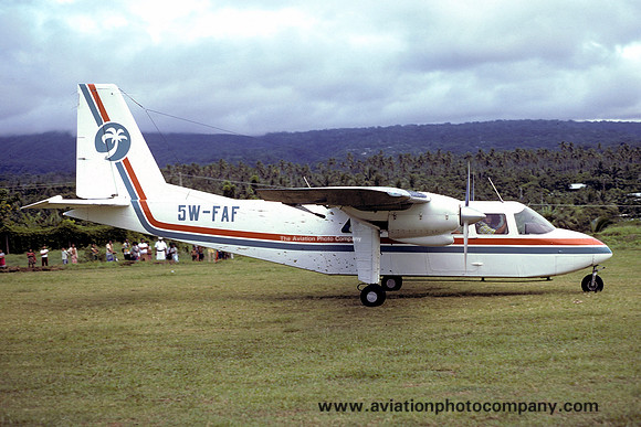 Polynesian Airlines BN-2 Islander 5W-FAF (1978)