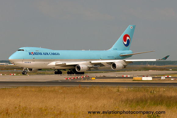 Korean Air Cargo Boeing 747-400F HL7434 at Frankfurt (2013)
