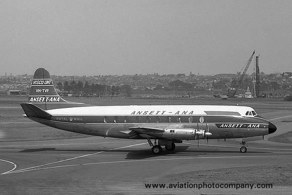 Ansett ANA Vickers Viscount 720 VH-TVF (1965)