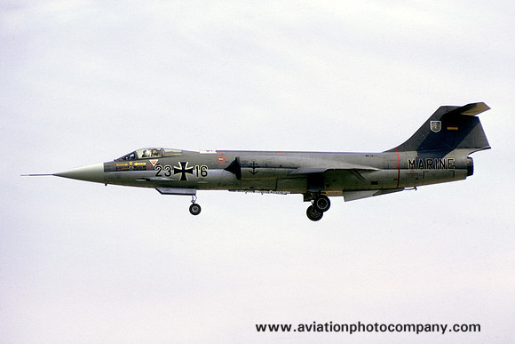 German Navy MFG2 Lockheed F-104G Starfighter 23+16 (1973)