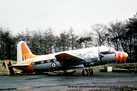 RAF Malta Vickers Valetta C.2 VX539 at Catterick (1966)