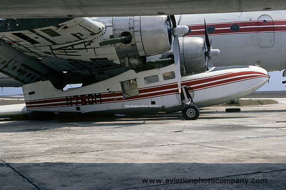 Grumman Widgeon N750M stored at Hal Far (1978)