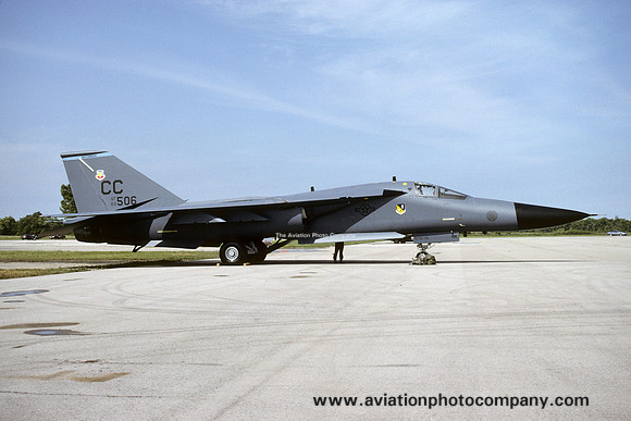 USAF 27 FW 428 FS General Dynamics F-111G Aardvark 69-6506/CC (1992)