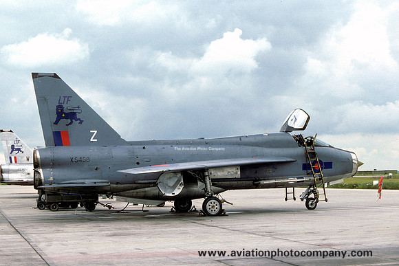 RAF LTF English Electric Lightning T.5 XS458/Z (1977)