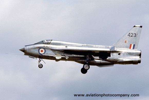 RAF 226 OCU 2T Squadron English Electric Lightning T.5 XS423