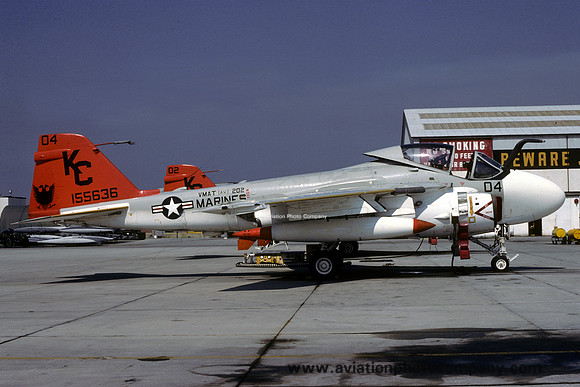 US Marines VMAT(AW)-202 Grumman A-6E Intruder 155636/KC-04 (1980)