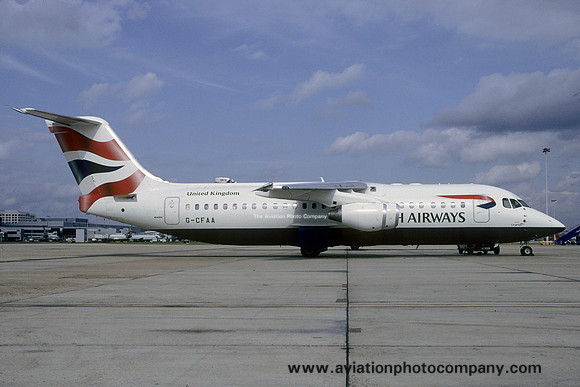 British Airways BAe 146 RJ-100 G-CFAA (2000)