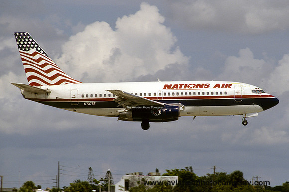 Nations Air Boeing 737-200 N7375F (1998)