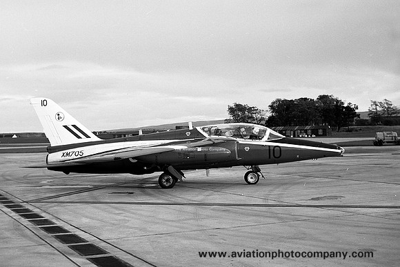 RAF 4 FTS Folland Gnat T.1 XM705/10 (1971)