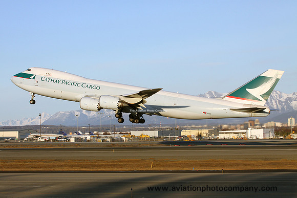 Cathay Pacific Cargo Boeing 747-8F B-LJB at Anchorage IAP (2016)