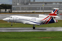 RAF 32 Squadron Dassault Envoy IV CC.1 G-ZAHS at Prestwick (2023)