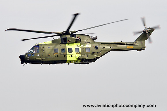 Danish Air Force Esk 722 Westland EH-101-512 M-513 at RIAT Fairford (2013)
