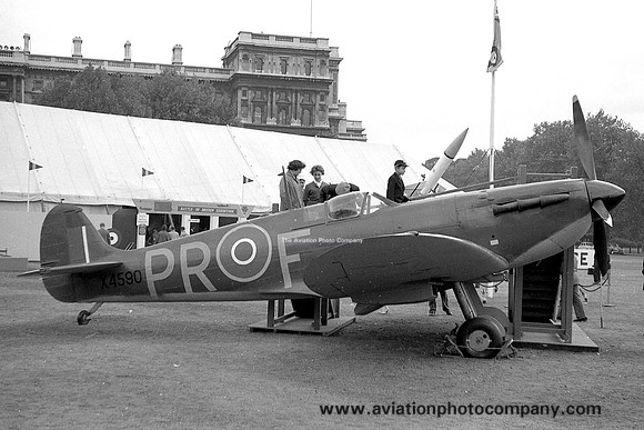 RAF Supermarine Spitfire Vb AB910 at Horse Guards Parade