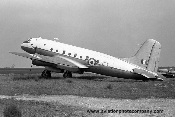 RAF Handley Page Hastings TE580 stored at Stansted