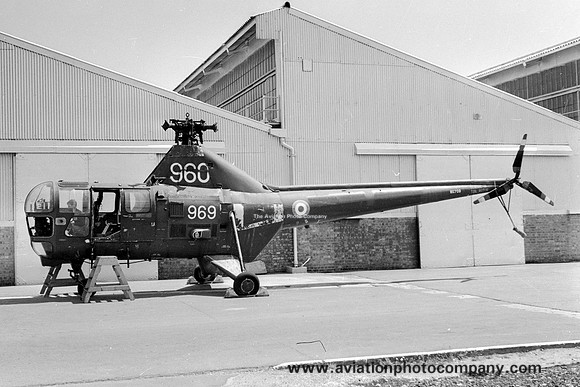 Royal Navy Westland Dragonfly HR.3 WG708 stored at Fleetlands