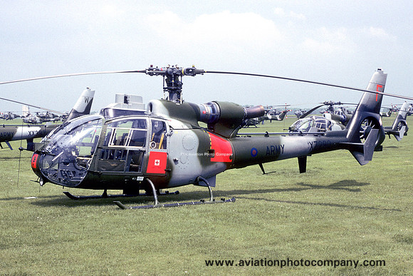 AAC 670 Squadron Westland Gazelle AH.1 XZ290 at Middle Wallop (1994)