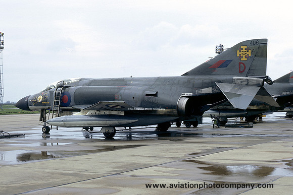 RAF 111 Squadron McDonnell F-4M Phantom FGR.2 XV406/D (1975)